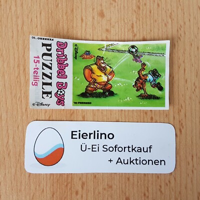 +WOW+ Fehldruck von Dribbel Boy Puzzle BPZ + 100% original + SELTEN Dribble
