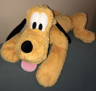 Disney Store Exclusive Pluto Soft Plush Stuffed Animal Toy Authentic 16''