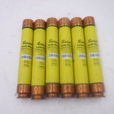 6 Pack Cooper Bussmann LPS-RK-1-8/10SP 8/10A 600V Time-Delay Fuses 5"x 13/16"