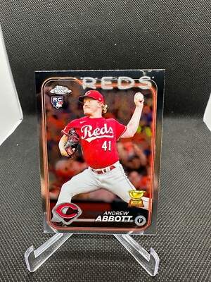 2024 Topps Chrome Base #154 Andrew Abbott  - Cincinnati Reds