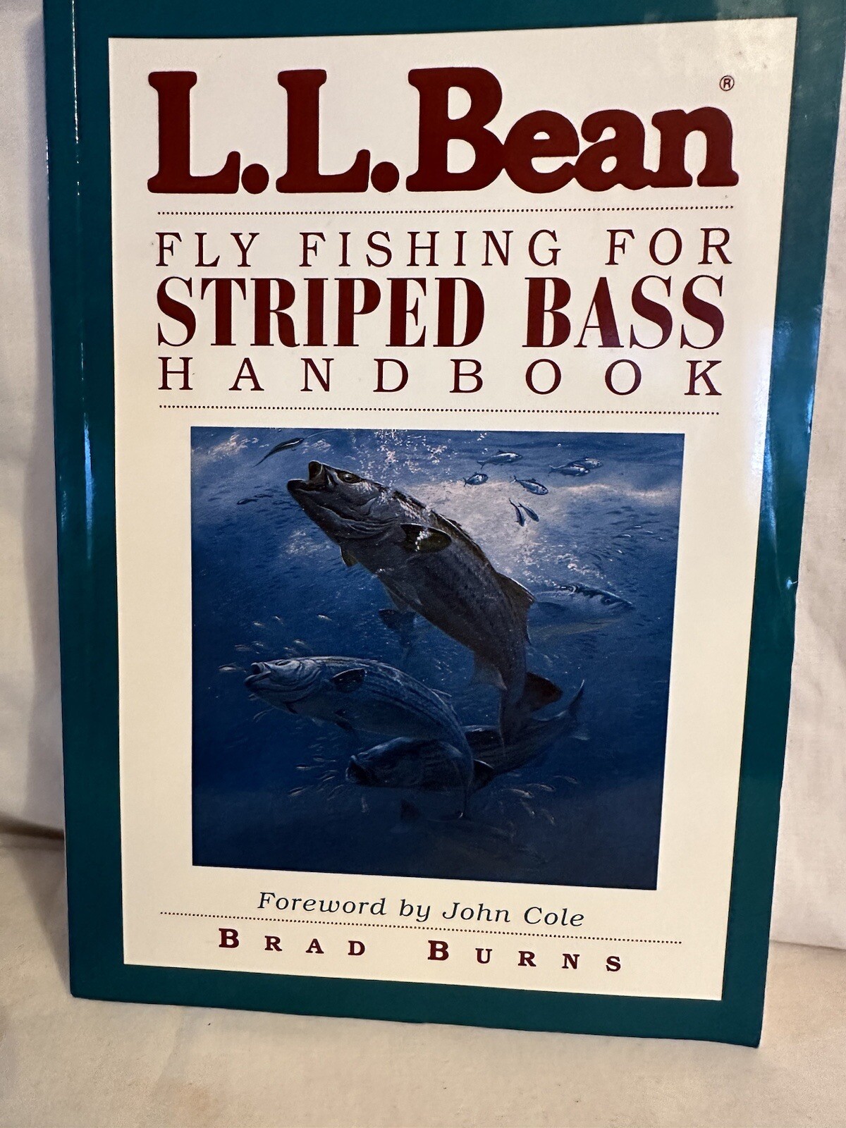 L. L. Bean Fly Fishing for Striped Bass Handbook by Brad Burns (1998