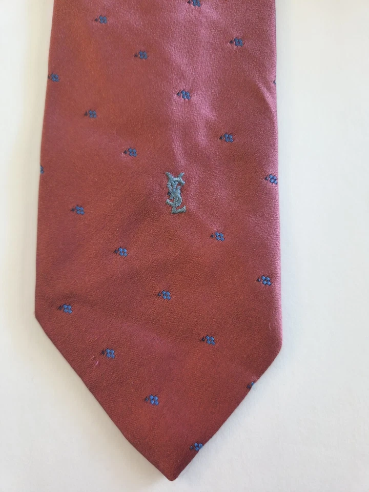 Corbata Yves Saint Laurent Color YSL - Rojo - Prendas para el cuello Foto 2 de 3