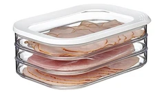 Mepal Modula Rounded Food Storage Box with Lid Set of 3 | Ideal for Cold Cuts,..