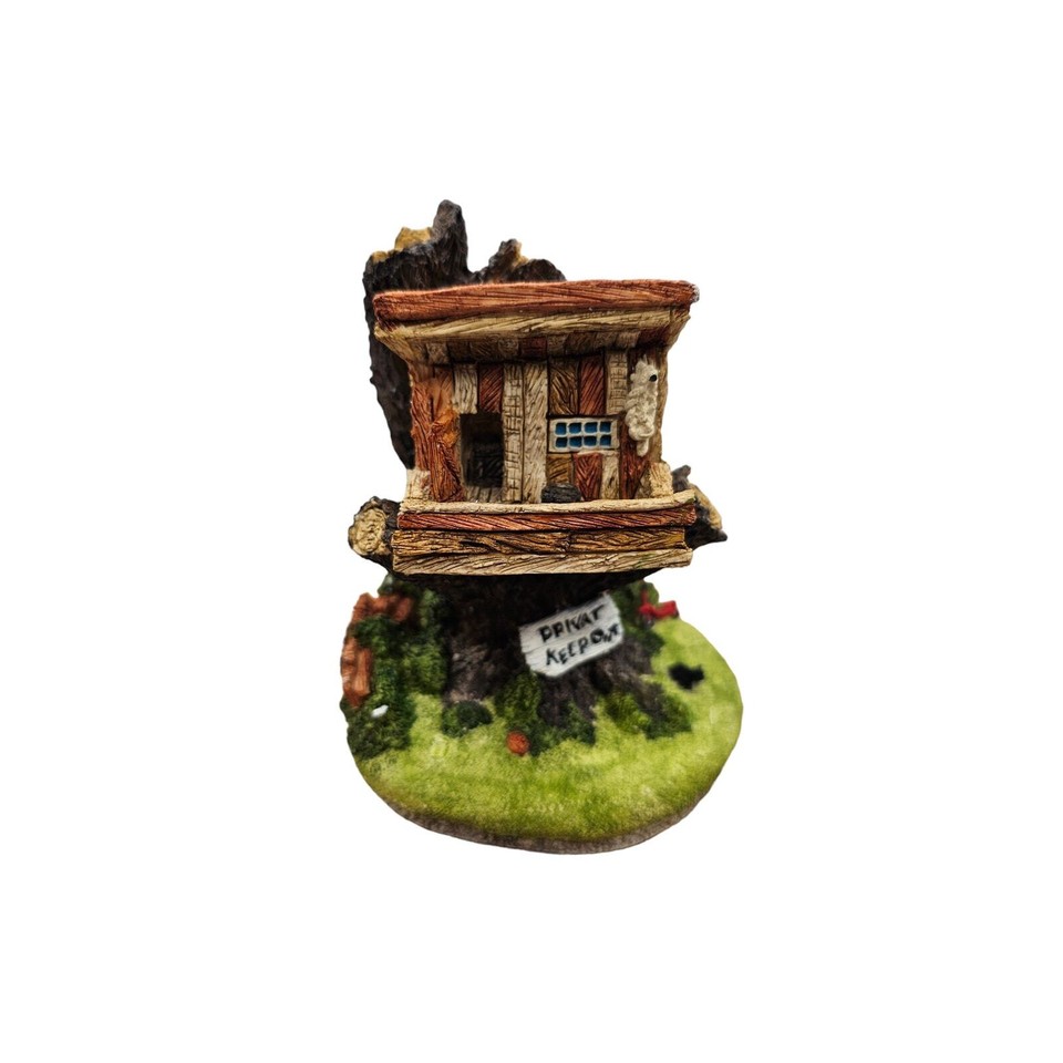John Hine Tree House Figurine in Box AC037 EUC Maurice Wideman eBay