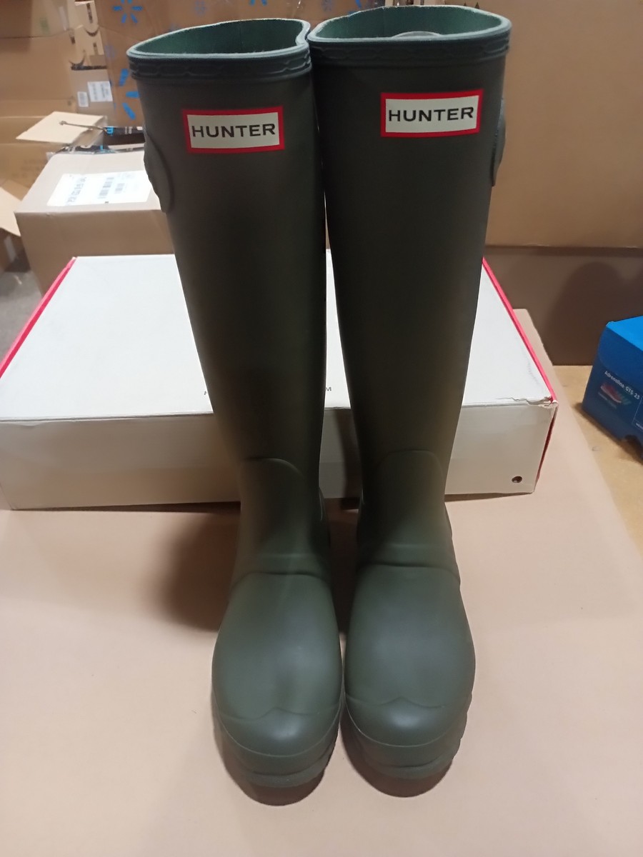 Boots Brown Original Tall Hunter Gummistiefel Tall Gloss