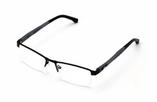 Men Rectangular Non-prescription Glasses Frame Clear Lens Rx'able Eyeglasses TR9