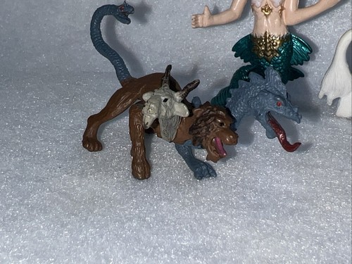 Mythical Realms Safari Ltd Poseidon with Trident & Mermaid Dragon Unicorn Beast - Picture 4 of 7