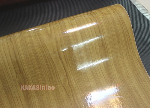 DIY Matte Glossy Wood Grain Textured Vinyl Wrap Sticker Car Home Interior Decors - Picture 8 of 33
