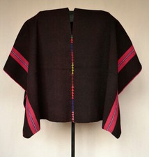 CEREMONIAL INDIAN PONCHO  Andes Indian Field-collected TS010
