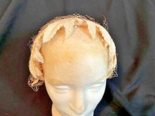 VINTAGE 40'S LADIES IVORY HEADPIECE FASCINATOR WITH NETTING