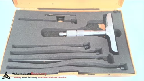 MITUTOYO 129-132, INTERCHANGEABLE ROD MICROMETER KIT #322803