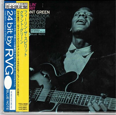JAPAN MINI GRANT GREEN FEELIN' THE SPIRIT CD. BLUE NOTE. HERBIE