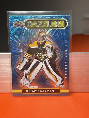 2021-22 Series 1 Hockey Jeremy Swayman RC Dazzlers Blue DZ-4 2021-22 Series 1 Hockey Jeremy Swayman RC Dazzlers Blue DZ-4