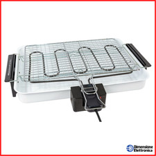 Bistecchiera Elettrica Griglia Grande Barbecue Melchioni Piastra Spiedina MAXI