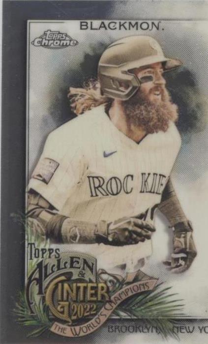 2022 Topps Allen & Ginter Chrome - Charlie Blackmon #236 - 1 of 1