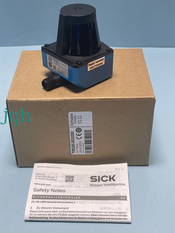 Sick TIM100-3010200 2D LiDAR Sensor, Ver 1.11, 1077524*j
