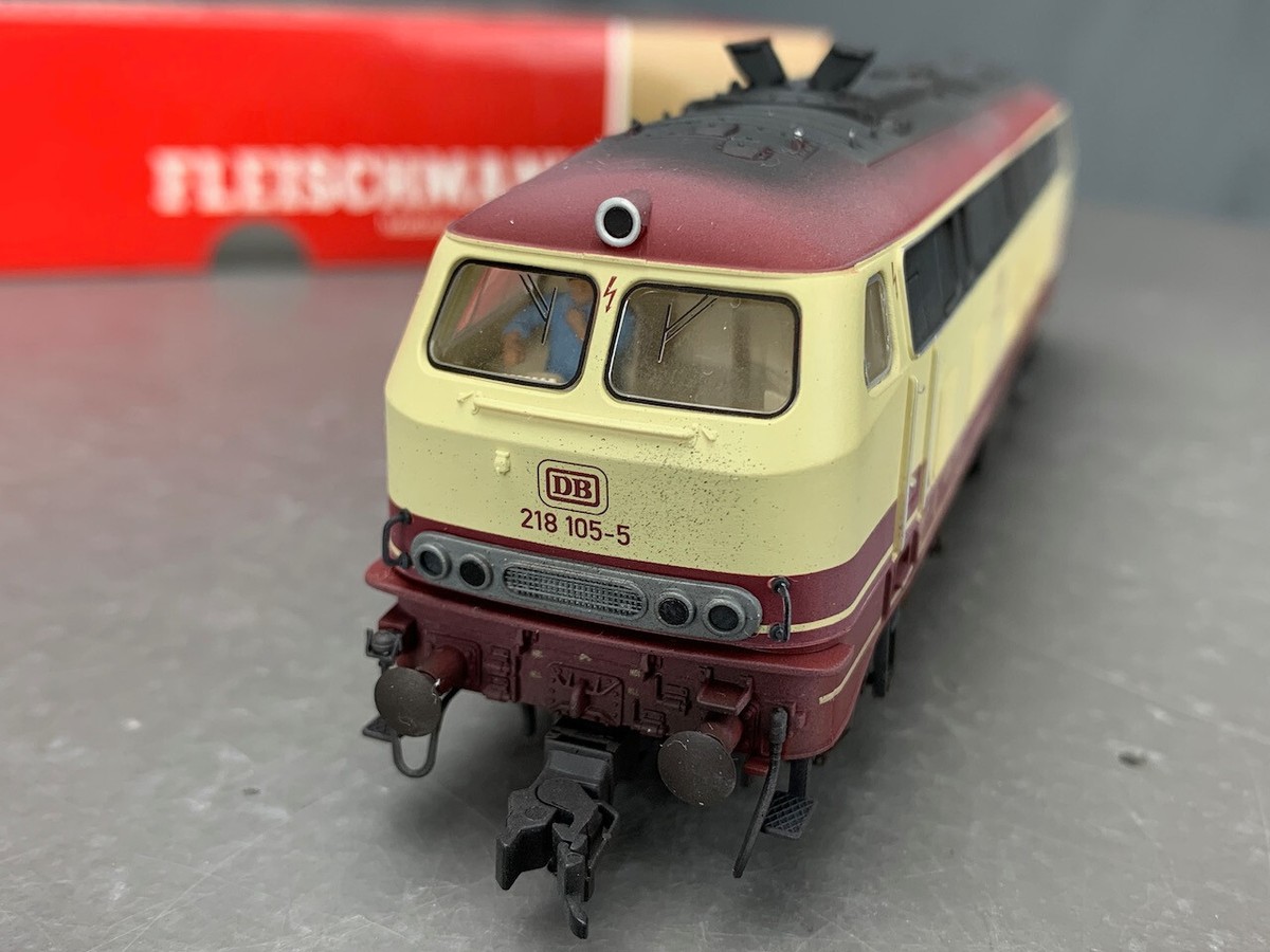 HO Fleischmann 423402 Diesel Locomotive BR 218 DB Regio Weathered