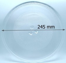 Piatto Girevole in Vetro per Forno Microonde Diametro 245 mm by Marel Shop®