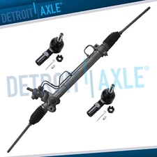 Complete Power Steer Rack and Pinion Outer Tie Rods for 1992 - 1996 Lexus ES300
