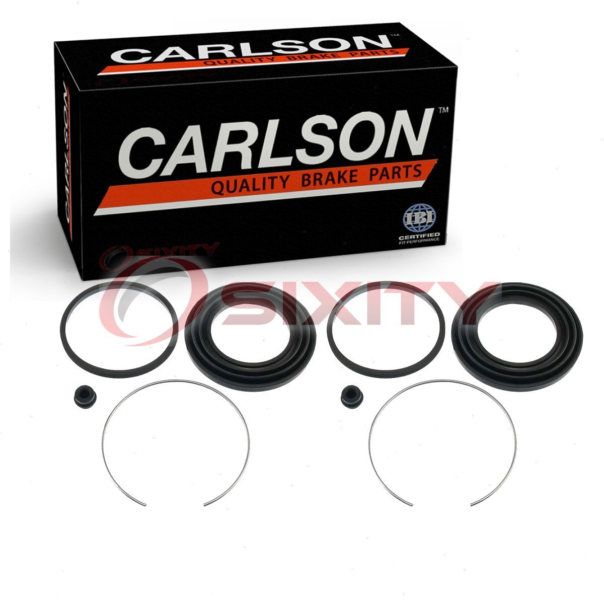 2 pc Carlson Front Brake Caliper Repair Kits for 1990-1994 Mitsubishi am