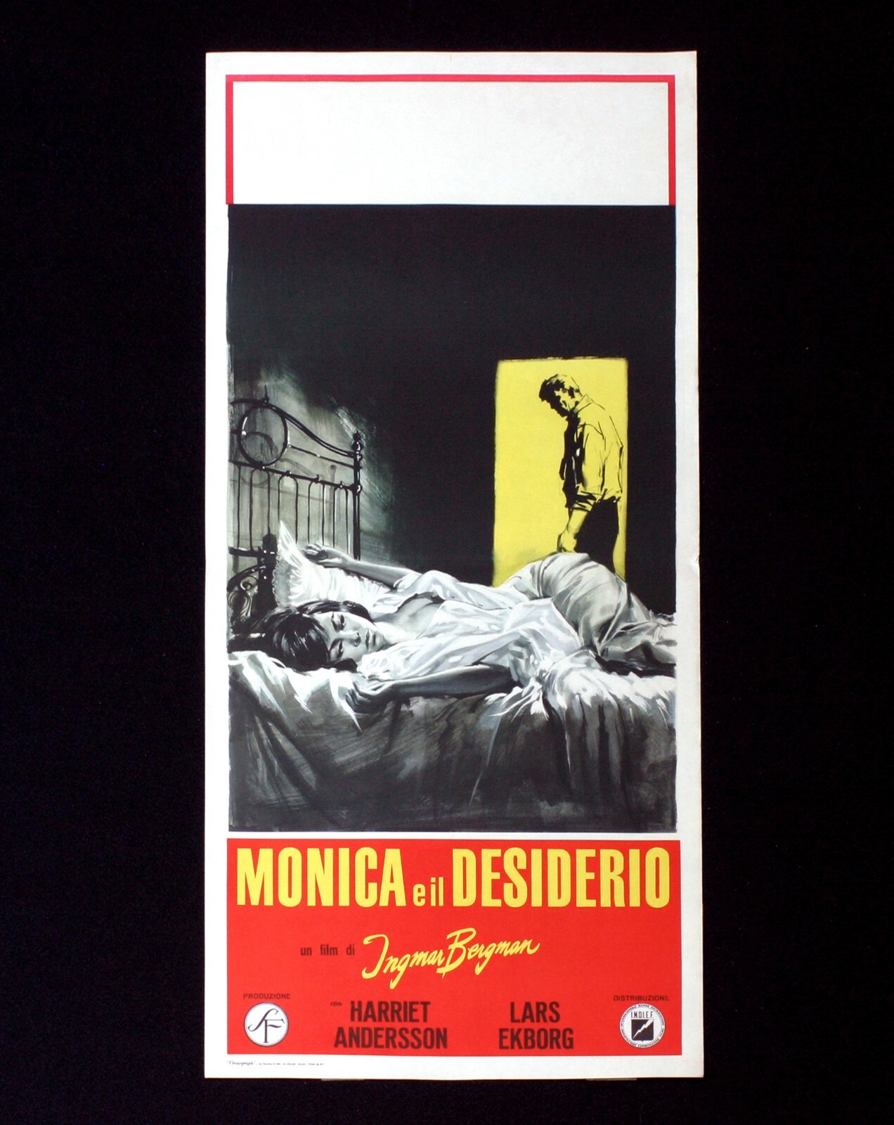 Locandina originale film Monica e il desiderio (1953) - Regia di Ingmar Bergman