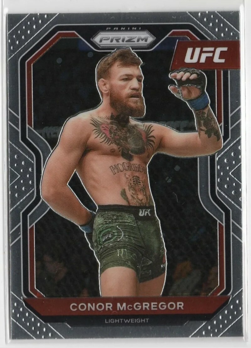 2021 Panini Prizm UFC Conor McGregor Notorious MMA Card 1st Year #30