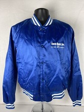 vintage ChalkLine 1986 Uncle Bens No Accidents Snap Button Jacket made in USA