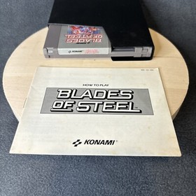 Nintendo NES - Blades of Steel [Classic Series] - CARTRIDGE & MANUAL - Tested
