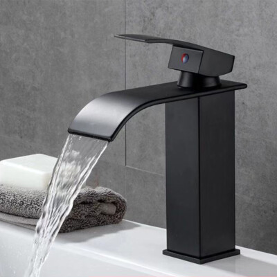 Waschtischarmatur Badarmatur Wasserfall Wasserhahn Bad Waschbecken Mischbatterie