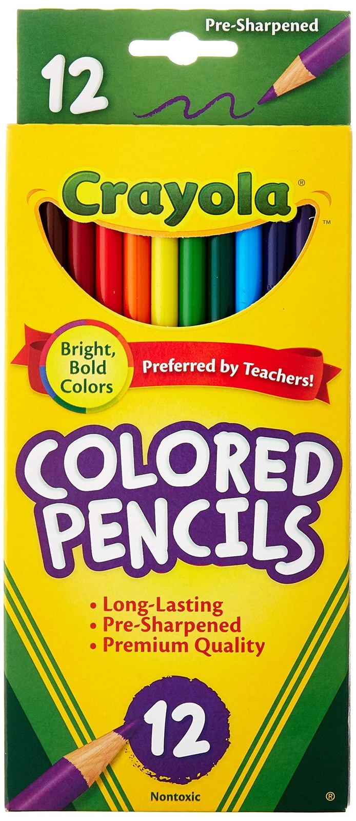 Long 12 In A Pack (pack Of 12) 144 Pencils Total