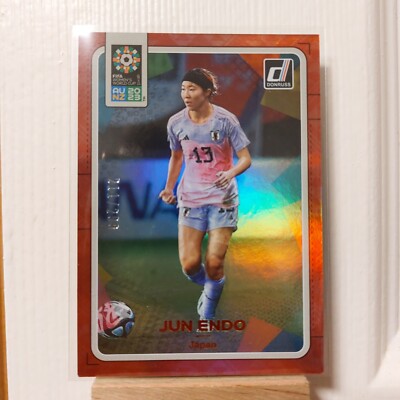 Jun Endo #94 Red /299 - 2023 Panini Donruss Soccer Women's World Cup / Japan