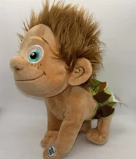 Disney PIXAR STORE Good Dinosaur SPOT THE CAVEMAN BOY 10” Plush Toy Crawls Sound