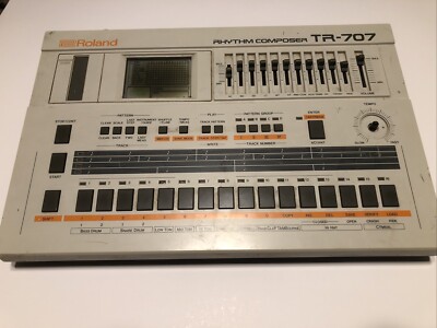 Roland TR-707 RHYTHM COMPOSER Vintage Drum Machine From  USA Seller