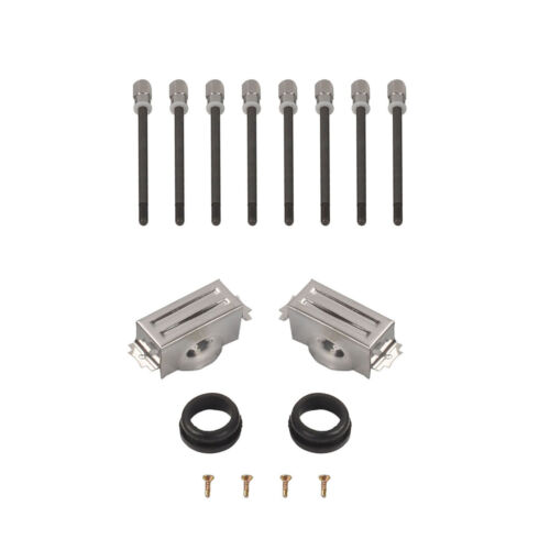 For 87-97 SBC Chevy Vortec 350 Center Bolt Finned Short Valve Cover+PCV Breather - Foto 6 di 10