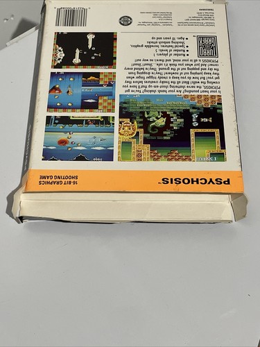 Vintage 1990 Turbografx Psychosis Hucard Game Complete In Box Tested Working - Picture 8 of 8