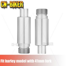 Heavy-Duty 41mm 3" Front Fork Tube Extensions For Harley 86-17 Softail Touring
