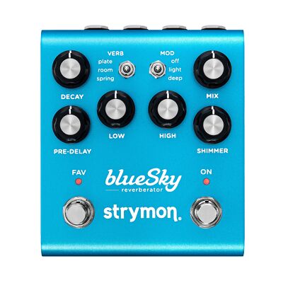 Strymon blueSky V2 Reverberator Guitar Effects Pedal 