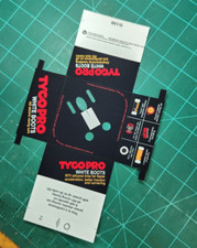 TYCOPRO White Boots Tyco Box Cardboard Cardstock Reproduction