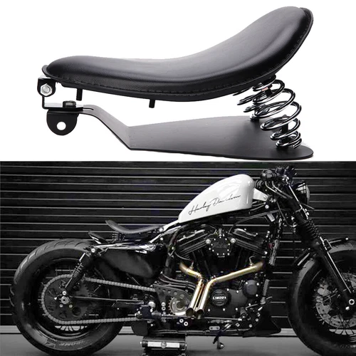 For Harley Sportster XL 883 1200 48 Motorcycle Bobber Solo Seat Spring Base Kit