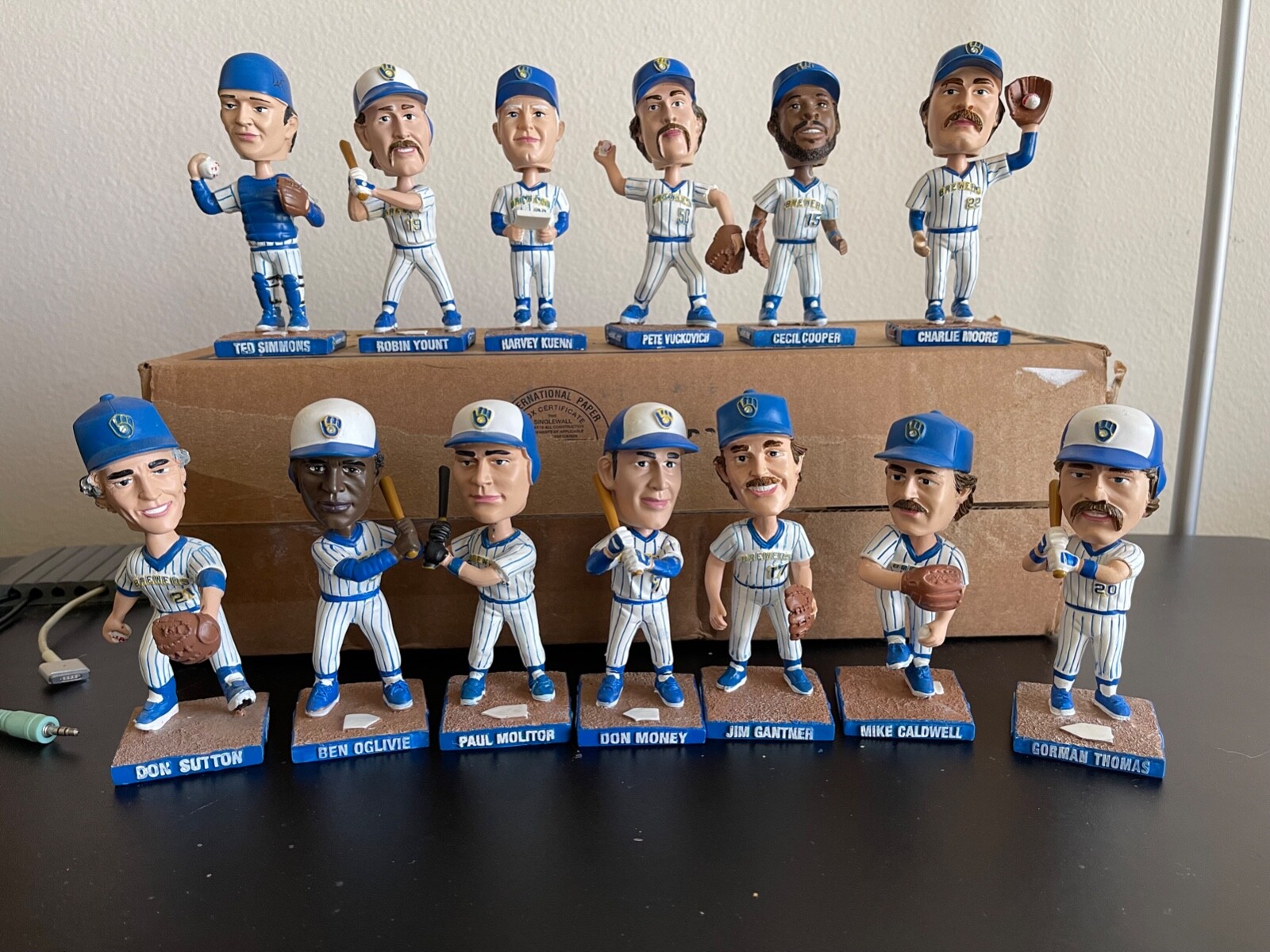 1982 Milwaukee Brewers Mini Bobbleheads Complete set!! ALL WITH BOXES!!Rare eBay