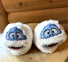 Infant Toddler 3 Slippers Bumble Abominable Snowman Rudolph Red Nosed Reindeer