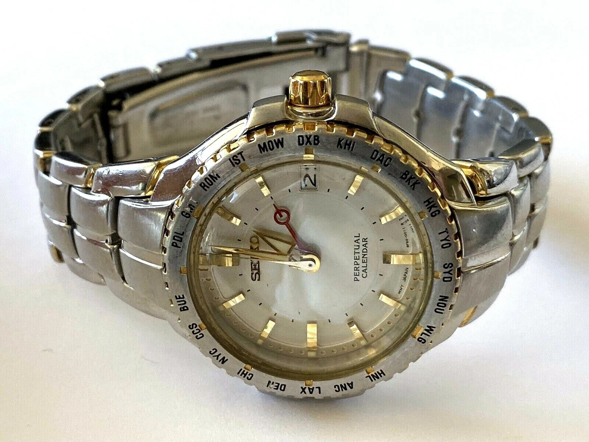 Seiko perpetual calendar clearance vintage