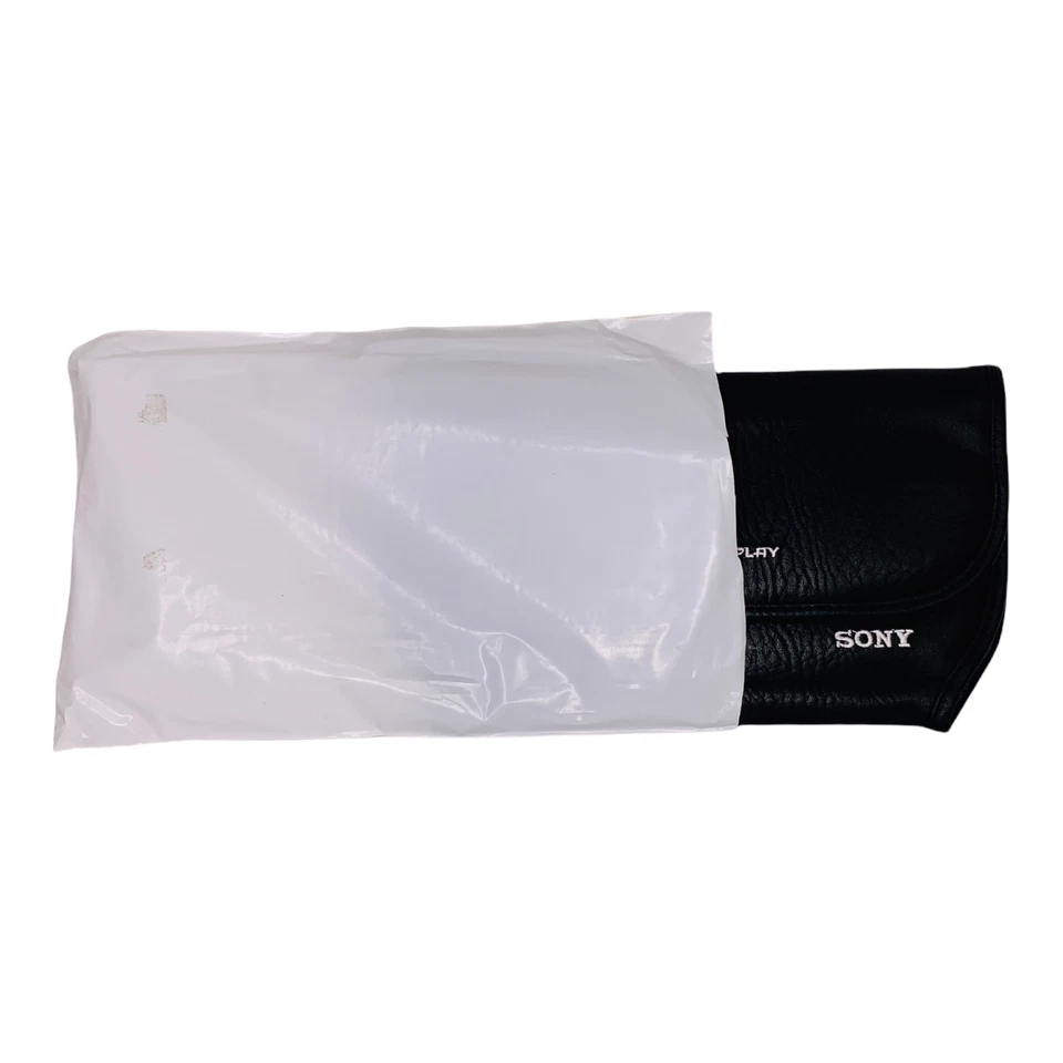 Estuche de transporte de disco billetera CD Sony vintage Deja que tu mente juegue bolsa de viaje nuevo nuevo en stock Foto 4 de 4