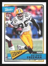 2018 Classics ANTONIO FREEMAN Red Back Football card #/299 GREEN BAY PACKERS