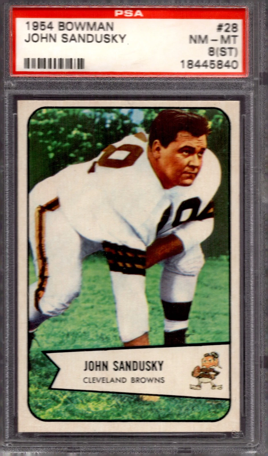 John Sandusky trading card
