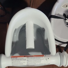 Gray White Baby Bath Seat, Non-Slip Suction Cups for Bathtub Use