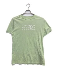 Maison Margiela MM6 Green Cotton Logo T-Shirt, Women, Size Unknown