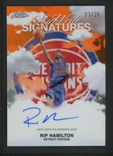 2025 RIP HAMILTON 23/25 AUTO TOPPS CHROME SKY WRITE SIGNATURES AUTOGRAPHS