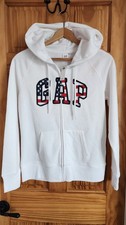 New Gap Women's Hoodie Full Zip Up Jacket Fleece Lined Hooded Sweatshirt Small