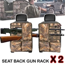 Back Seat Gun Rack Rifle Shotgun Storage Organizer Hunting Car /Pickup/Truck SUV